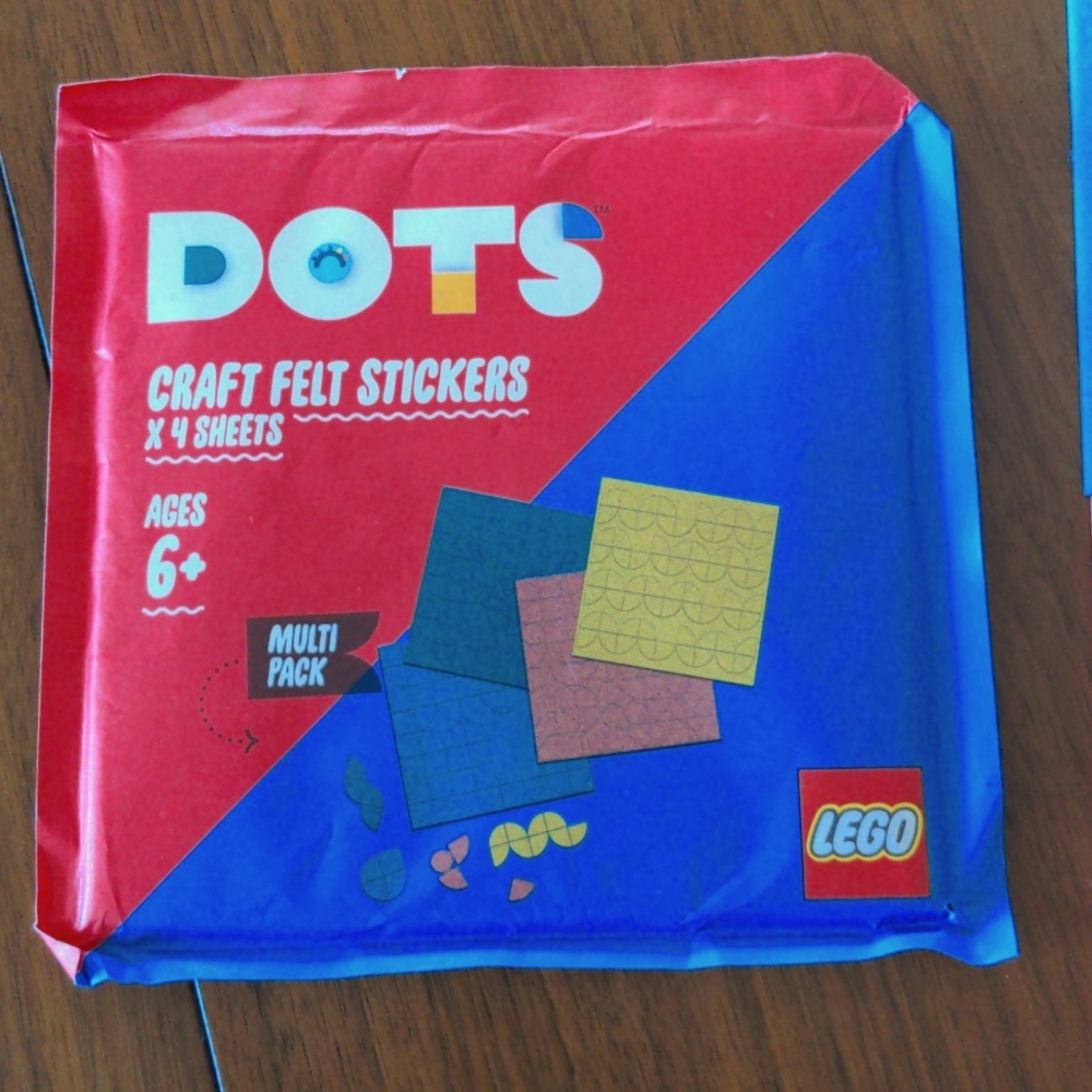 LEGO Dots craft felt‎ stickers 8 sheets
